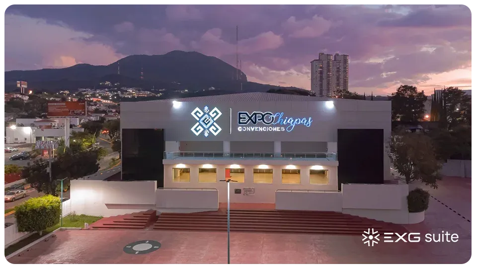 Fachada Expo Convenciones Chiapas