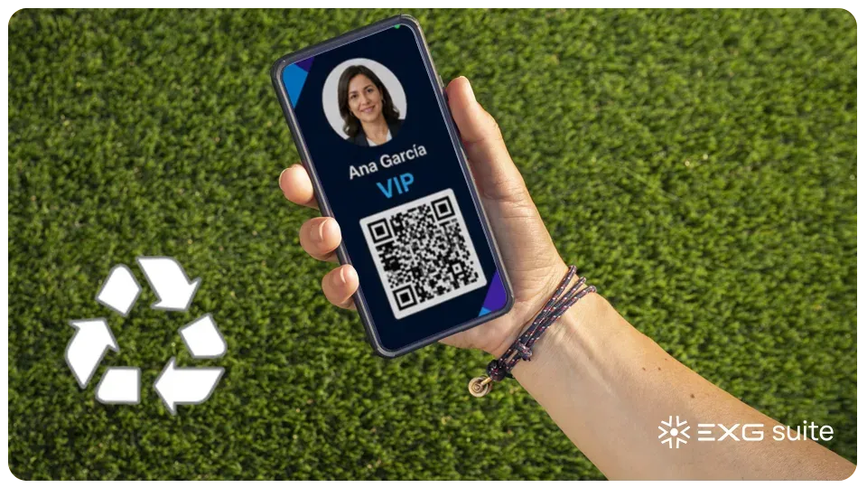 Gafete digital como alternativa sustentable